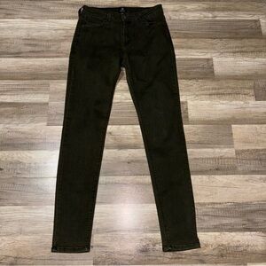 Just Black Skinny Jeans Olive Green. Size 29.